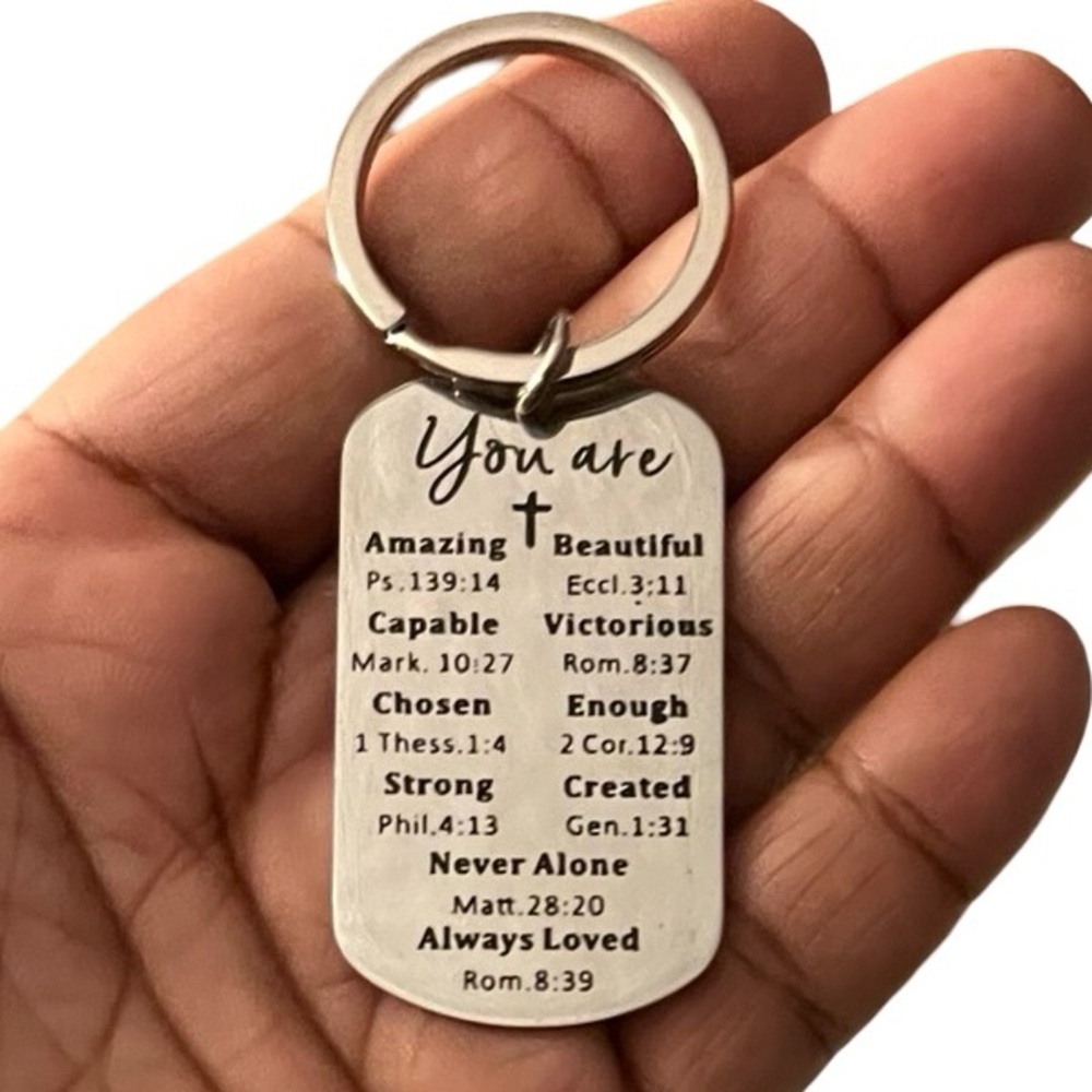 Inspirational Silver Key Holder